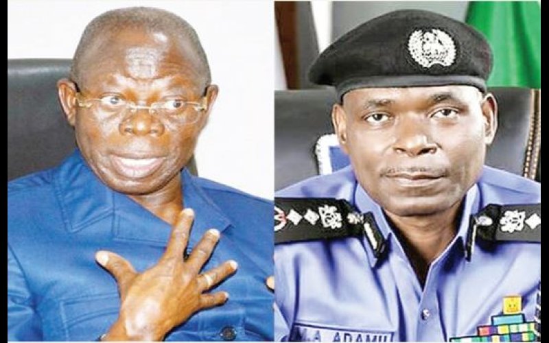 Police Must Name and Apprehend Those Behind Missing Arms – Senator Oshiomhole