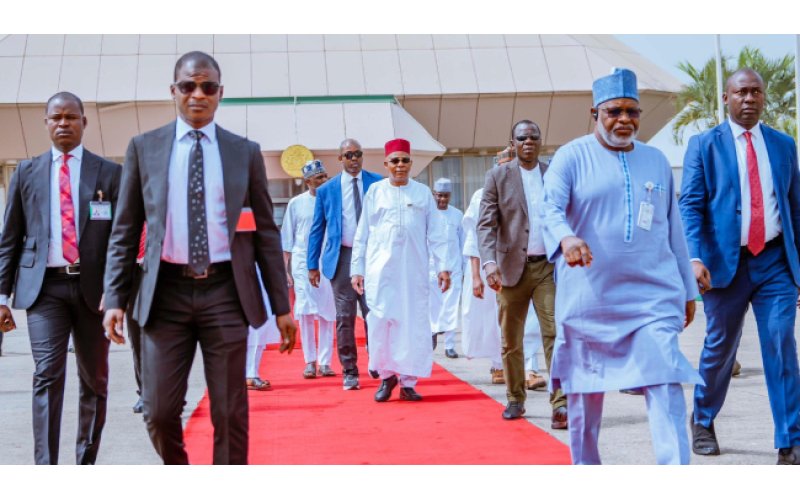 VP Shettima in Guinea for Presidential Inauguration Ahead of Davos Engagements