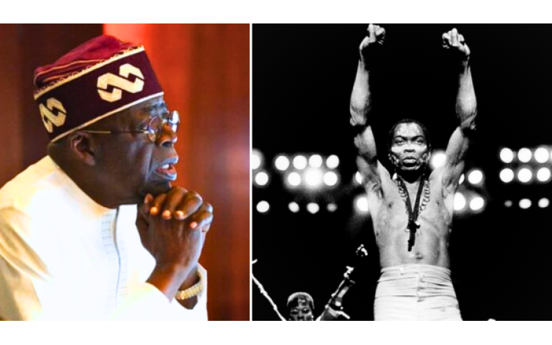 Tinubu Celebrates Fela Kuti’s Grammy Honour, Calls Afrobeat Icon an Eternal Revolutionary