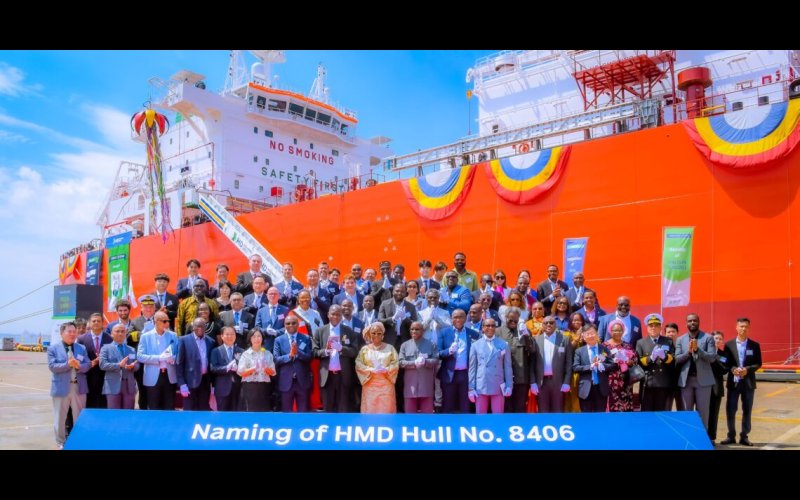 Tinubu Commissions New 40,000 CBM LPG Vessel to Boost Nigeria’s Clean Energy Drive