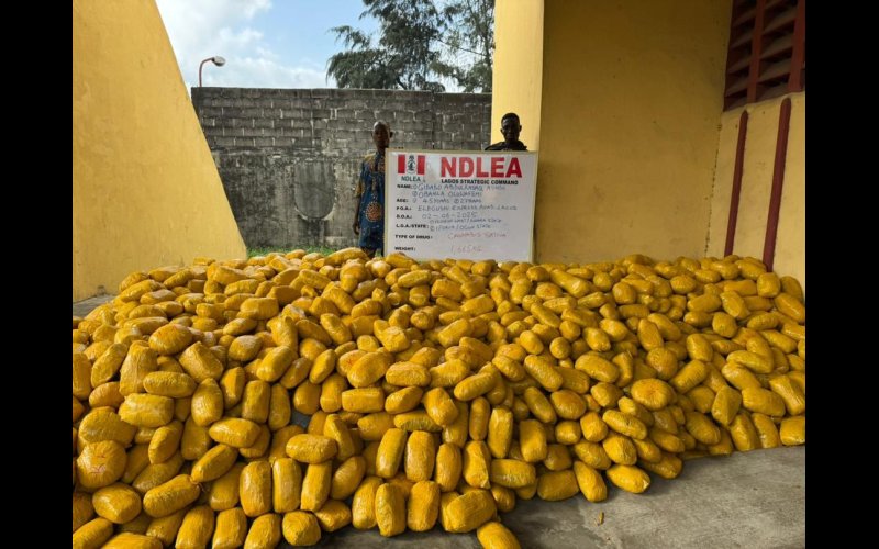 Illicit drug consignment packaged as green tea intercepted at Lagos airport