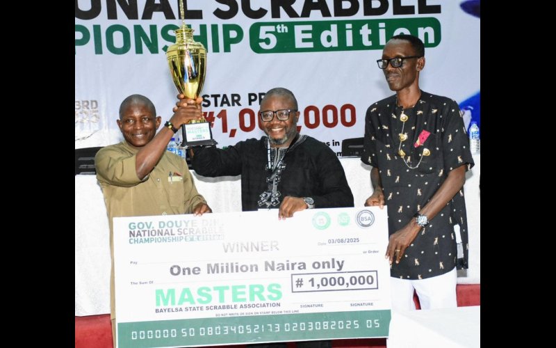 Medical Doctor Crowned Gov Diri National Scrabble Champion