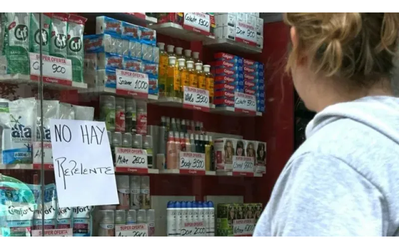 Argentina battles dengue surge and repellent shortage.