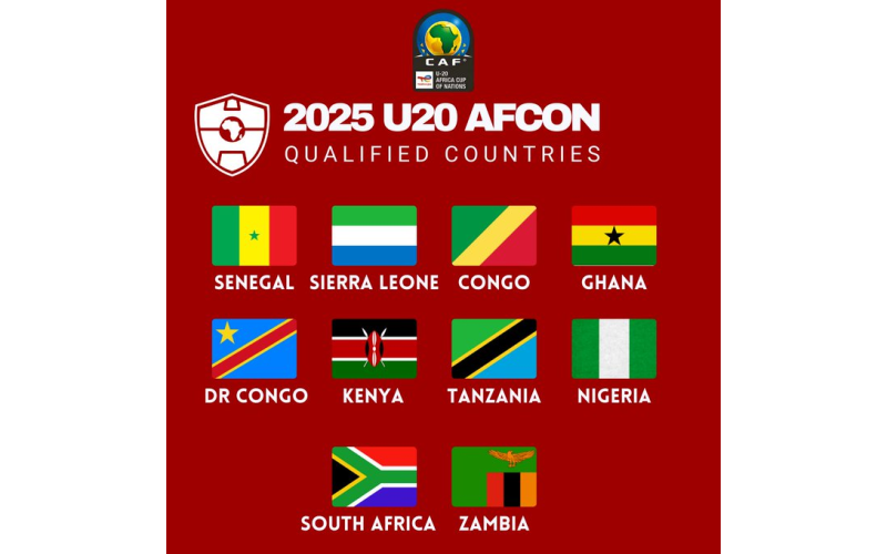 U20 AFCON: Nigeria, 9 Others Picks Ticket