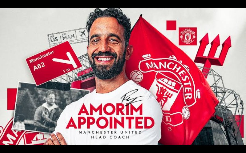 Manchester United appoint Amorim as head coach