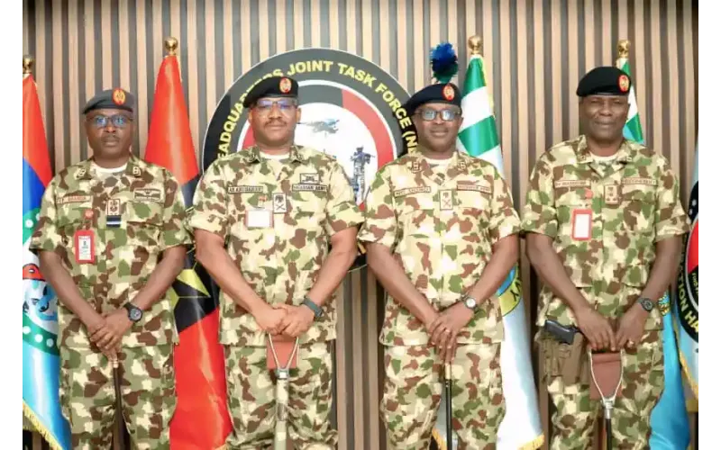 Nigerian Army Signals Chief Visits Operation HADIN KAI HQ, Assesses Communication Infrastructure in Northeast