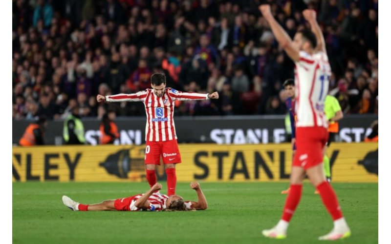 Atletico Madrid Hold On to Reach Copa del Rey Final Despite Barcelona Fightback
