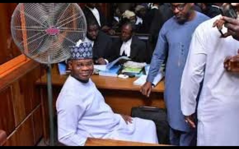 Heavy security as Yahaya Bello arrives FCT High Court for arraignment