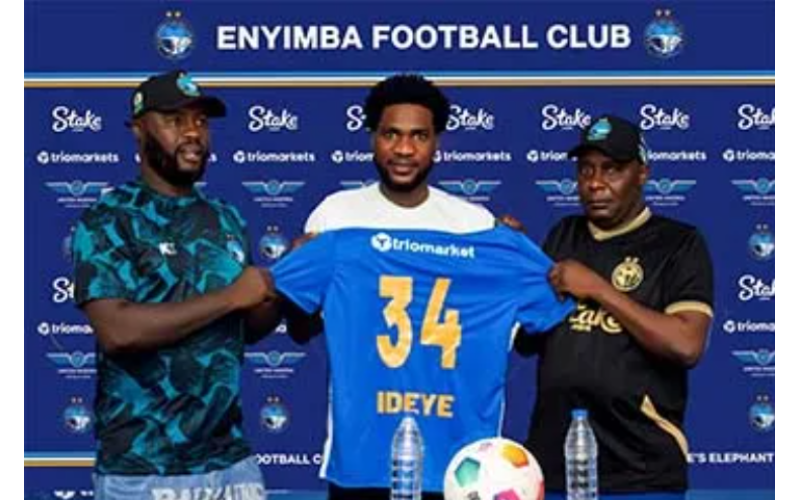 Former Super Eagles striker Brown Ideye returns home to play for Enyimba