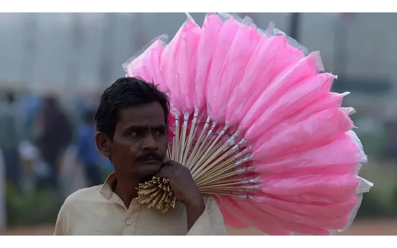 Cotton candy: Pink sugary sweet sets off alarm bells in India