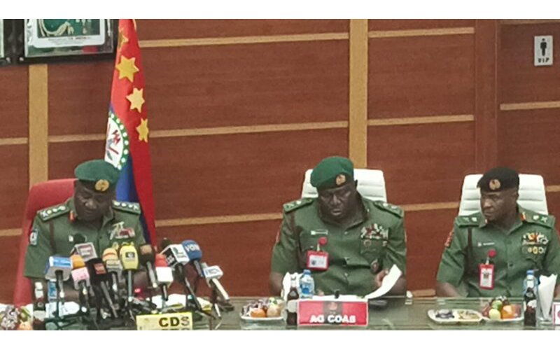 We cannot afford to allow insecurity to continue– CDS to military hierarchy