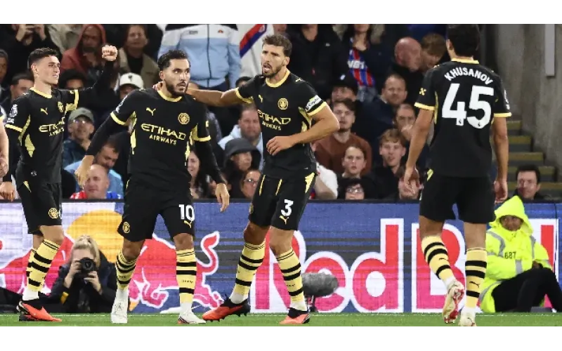 Cherki Stars as Manchester City Crush Crystal Palace 4-1