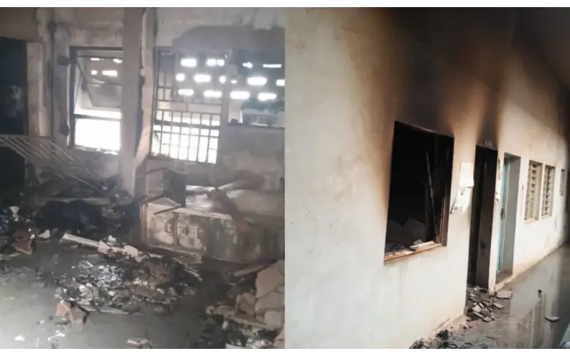 Fire Guts Kwara High Court Main Building
