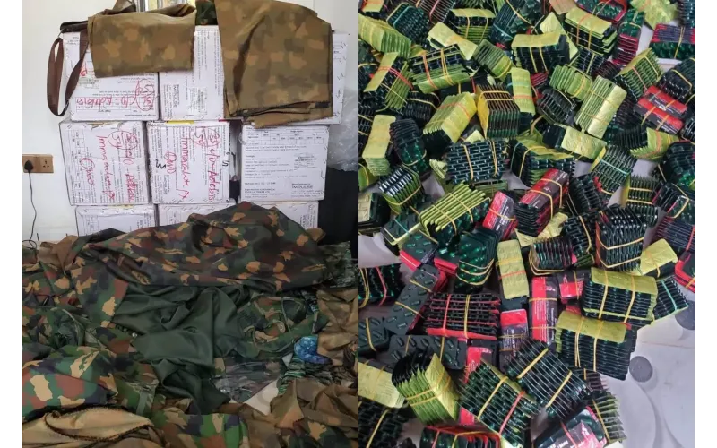 Delta Police Intercept Sienna Loaded With Suspected Drugs, Military Gear
