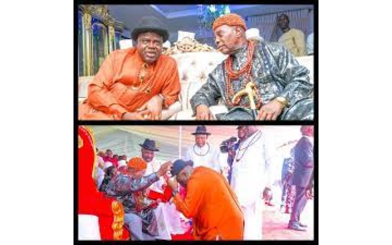 Delta Monarch Confers Title On Bayelsa Governor