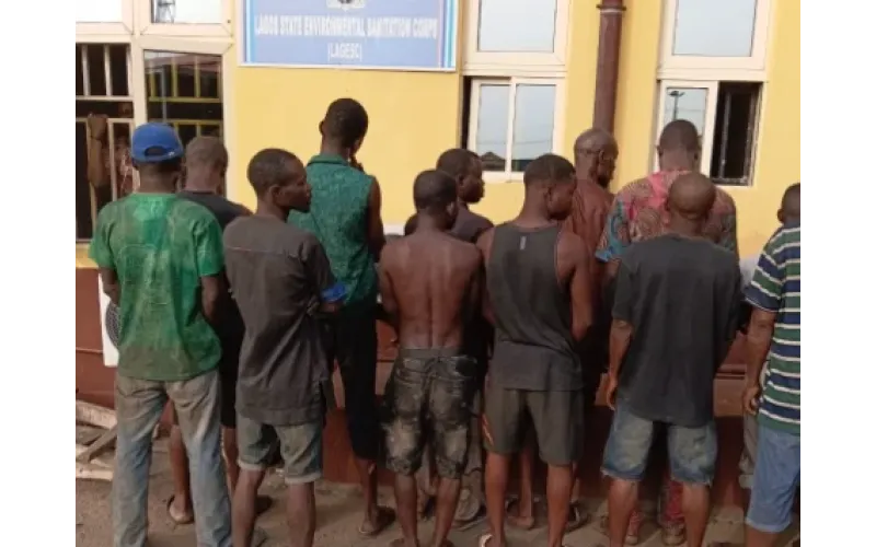 Lagos Arrests 46 for Open Defecation in Crackdown on Sanitation Violations