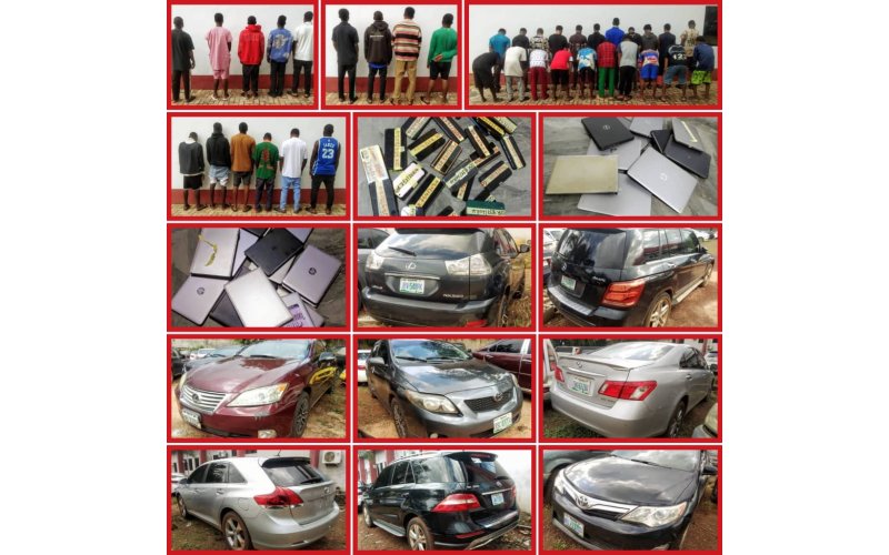 EFCC Arrests 36 Suspected Internet Fraudsters in Onitsha