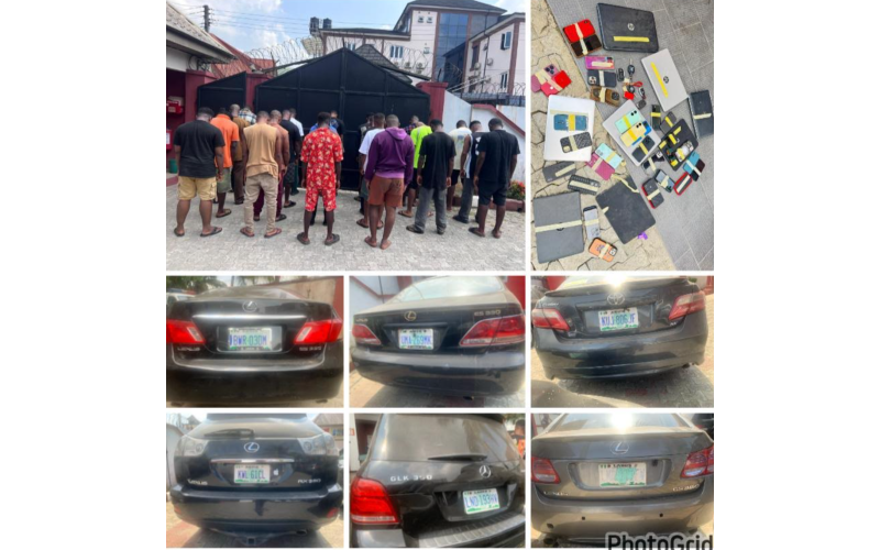 EFCC Arrests 22 Suspected Internet Fraudsters in Abia State  