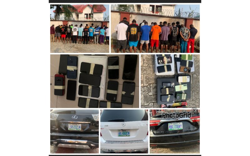EFCC Arrests 35 Suspected Internet Fraudsters in Abia State