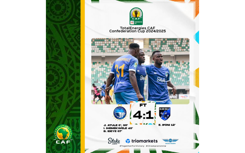 CAFCC: Enyimba Demolish Black Bulls To Pick First Group Stage Win