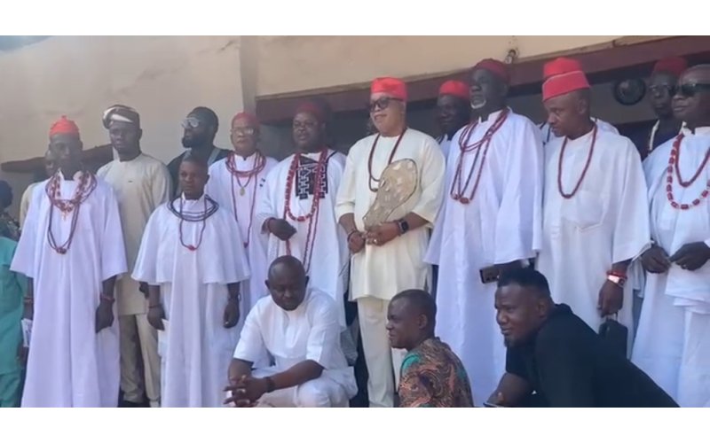 Okaijesan of Irrua Honours Tenebe with Atanakpa I of Esanland Title