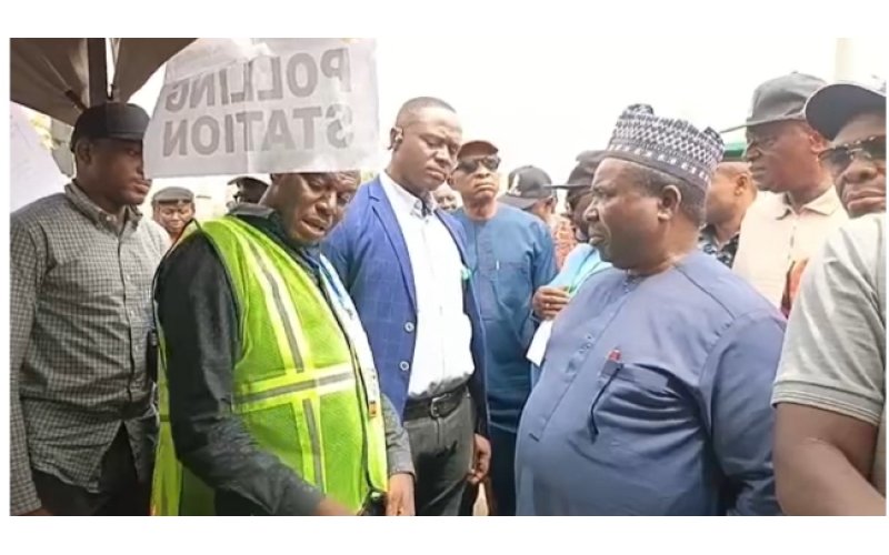 INEC Chairman Amupitan Confirms Smooth FCT Council Polls, BVAS Working Efficiently