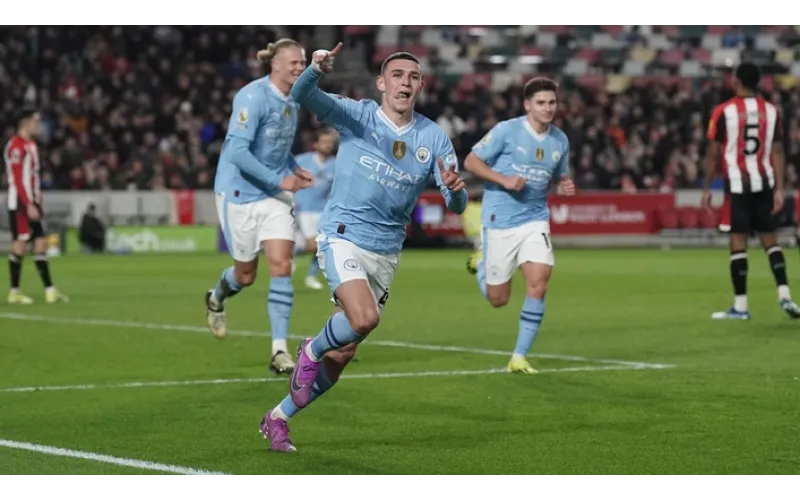Brentford 1-3 Man City: Foden nets hat-trick as City come from behind