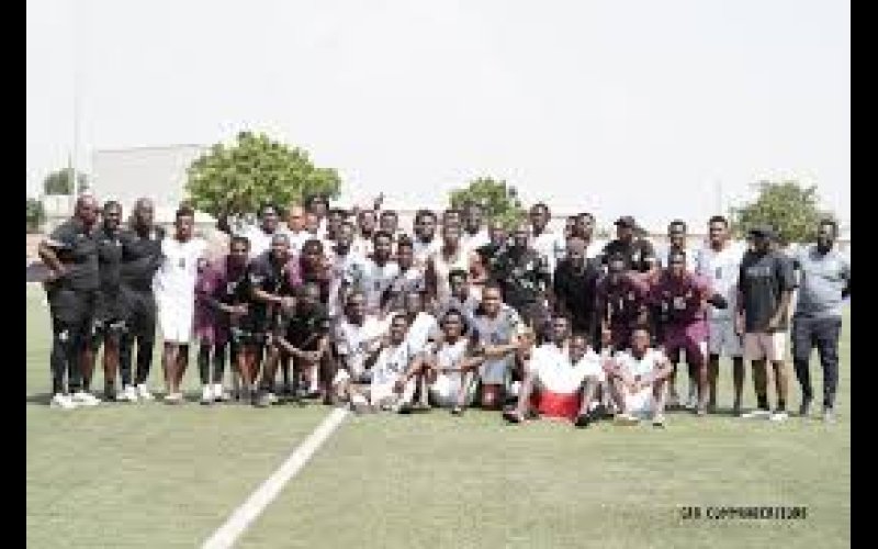 Ghanaian legend, Abedi Pele rallies support for Black Galaxies ahead of CHAN qualifiers against Nigeria