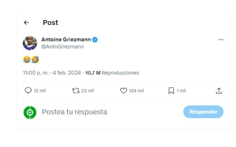 Antoine Griezmann's laughs after Madrid derby draw