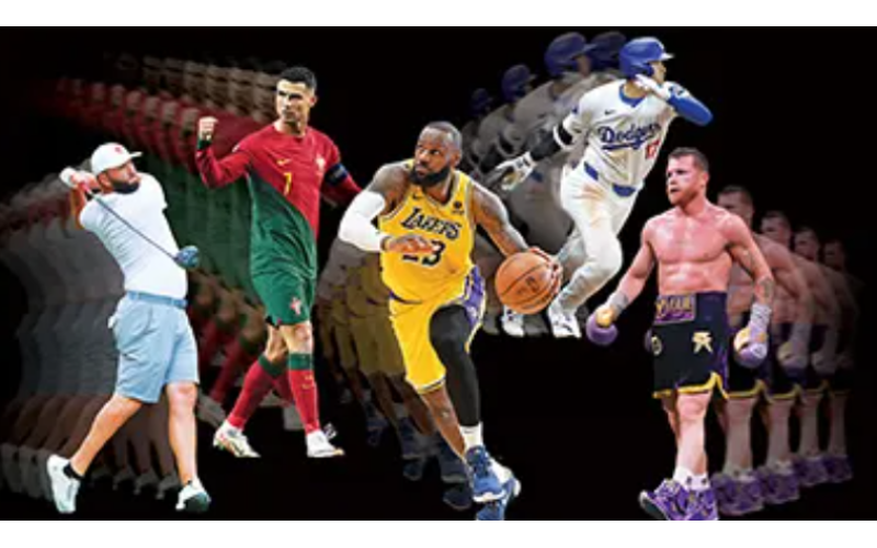 The ranking of 10 highest-paid athletes in the world