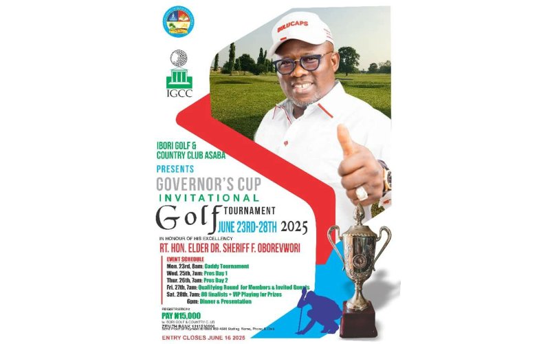 Ibori Golf Club Launches Governor’s Cup To Celebrate Oborevwori At 62