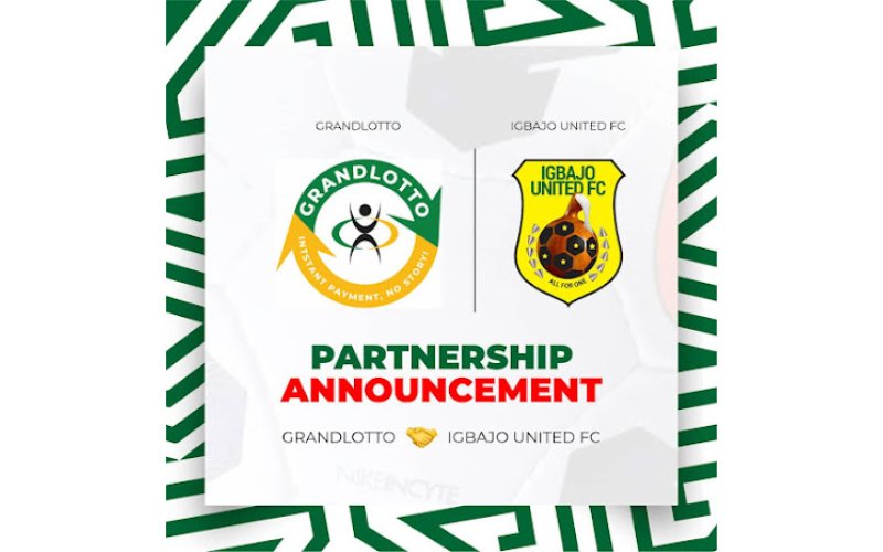 Igbajo United Announces GrandLotto as Shirt Sleeve Sponsor