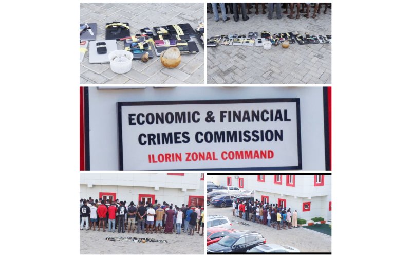 EFCC Arrests 55 Suspected Internet Fraudsters in Ilorin