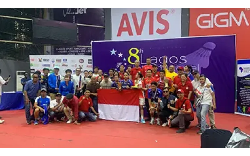 Indonesia Dominate Lagos International Badminton Classics with Golden Sweep