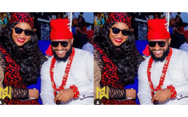 “The strongest couple” – Reactions as Judy Austin stands strong with Yul Edochie amidst family drama