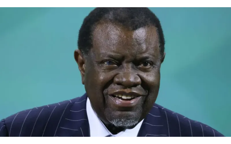 Namibia's President Hage Geingob is in 'good spirits' after cancer diagnosis
