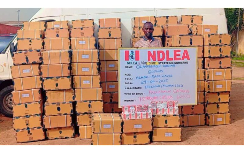 NDLEA intercepts 942 explosives en route Zamfara, recovers 314,020 pills of tramadol