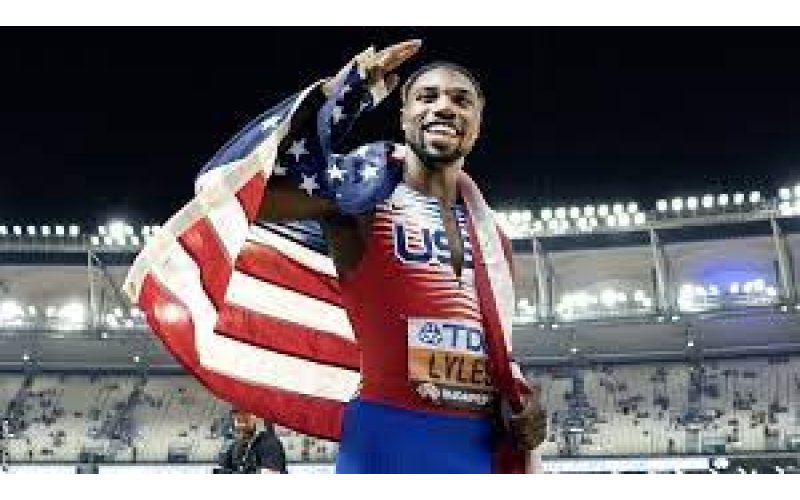 Noah Lyles wants 'all the Olympic medals' after 60m personal best in Boston