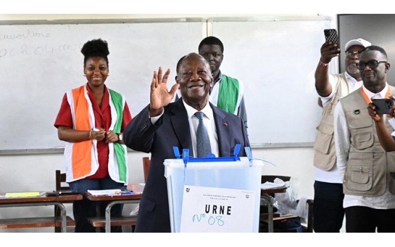 Ouattara Wins Ivory Coast Presidential Election Amid Low Turnout and Opposition Boycott