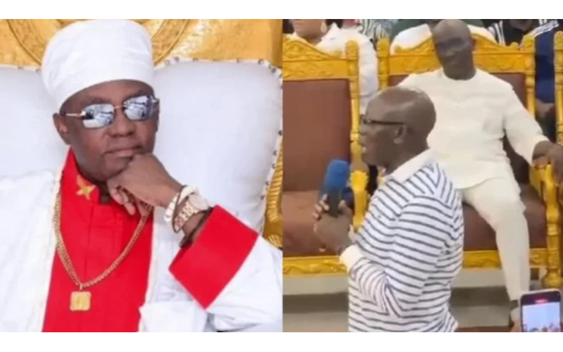 This is too much!! Read what Oba of Benin told Oshiomhole in his palace on Monday