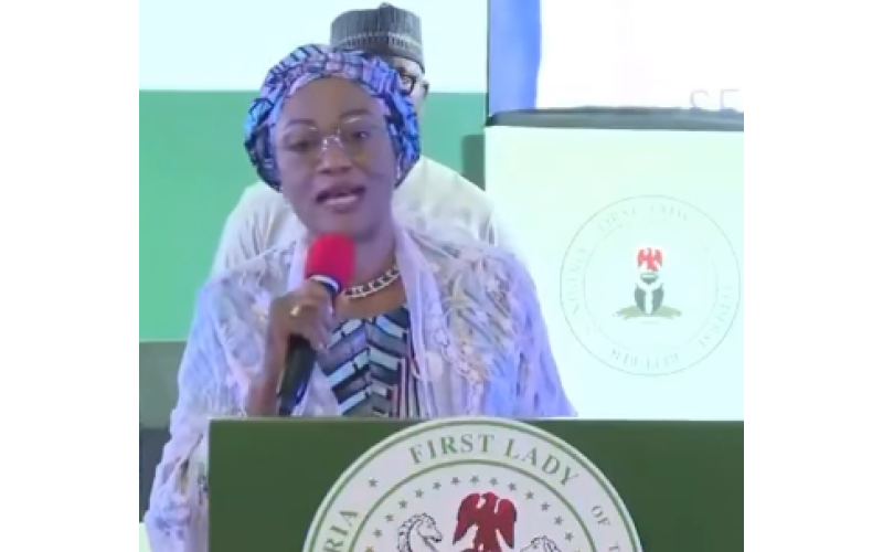 First Lady Remi Tinubu Urges Young Women to Dress Modestly and Embrace Virtue