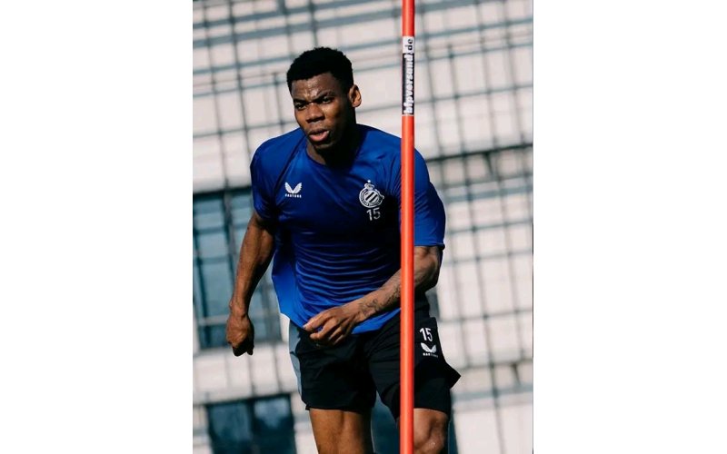 UCL: Raphael Onyedika Returns To Club Brugge Training Ahead Of Aston Villa Clash