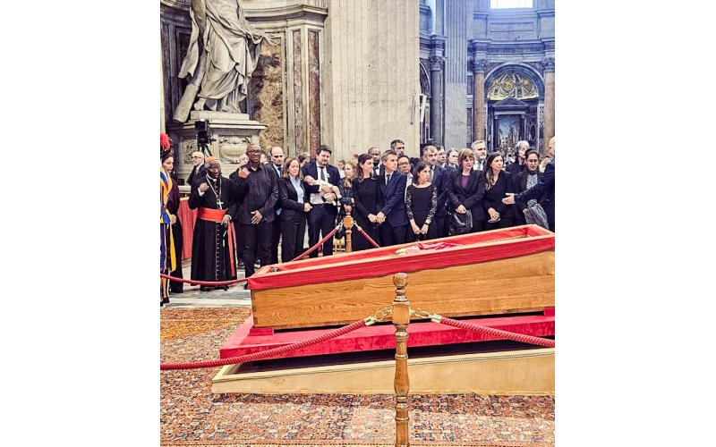 Peter Obi pays tribute to Pope Francis in Rome, calls for leadership with conscience