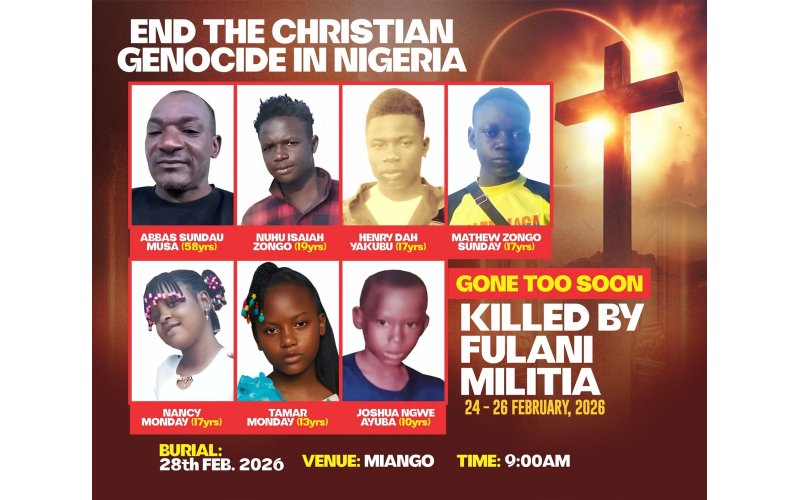 Seven Victims of Plateau State Attack Laid to Rest Amid Public Outrage