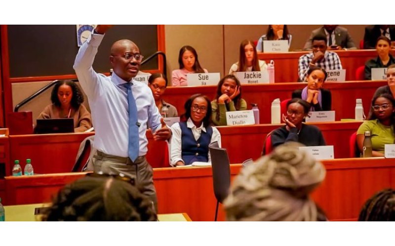 Sanwo-Olu Showcases Lagos’ Growth Story at Harvard