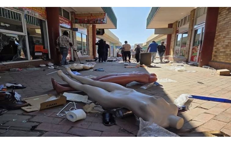 Foreign-Owned Shops Looted in South Africa Amid Tensions Over Business Restrictions