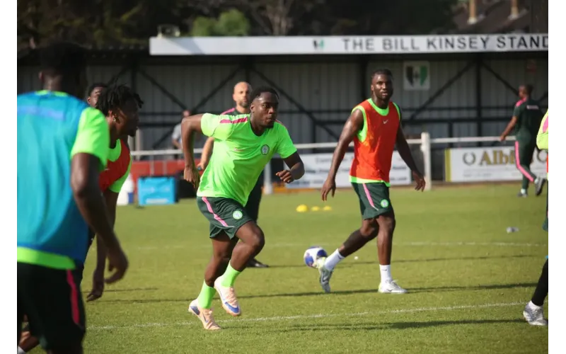 Super Eagles Intensify Training Ahead of Unity Cup Clash Against Zimbabwe
