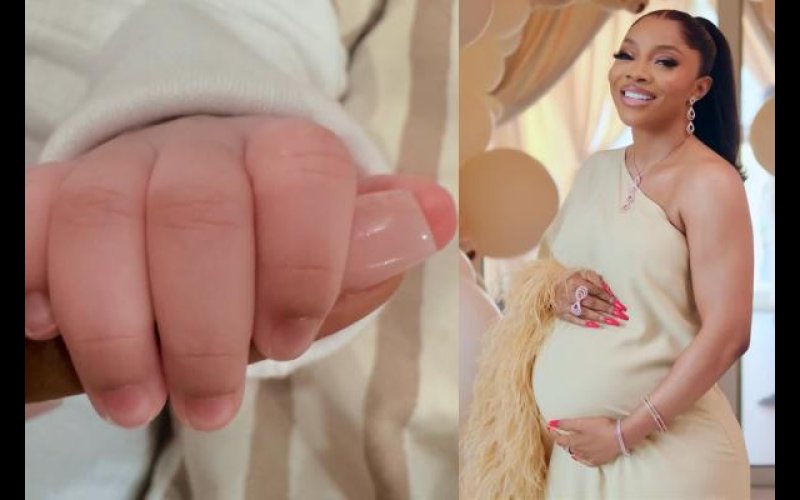 Toke Makinwa Celebrates First Mother’s Day, Shares Emotional Message to Daughter