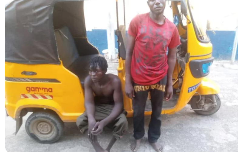 Lagos Police Arrest 2 Physically Challenged Suspects Over Attempt To Snatch Tricycle