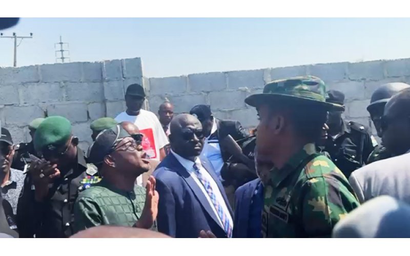 FCT Minister Wike Clashes with Soldiers Over Land in Gaduwa